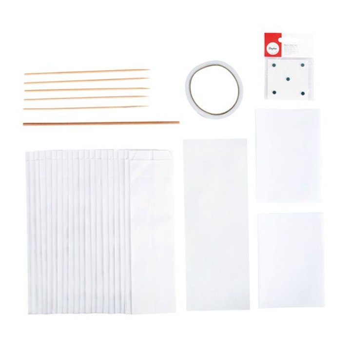 Kit sac en papier Sapins de noël - Rayher - Rougier et Plé