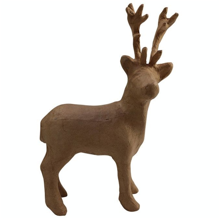 Renne en papier mâché 26,5 cm - Décopatch - Rougier et Plé
