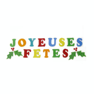 Décoration de Noël vitrostatique Joyeuses Fêtes gelly 23 pcs - CTOP - Rougier et Plé