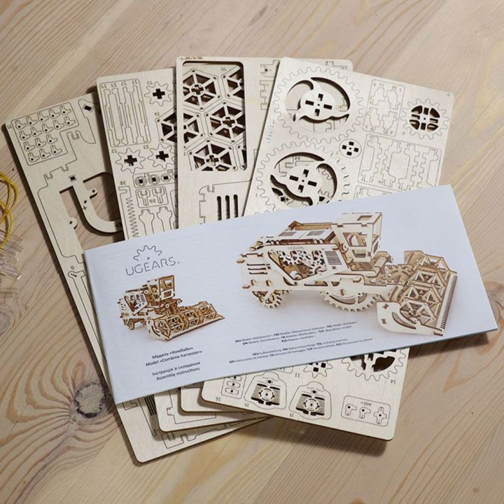 Puzzle mécanique en bois Moissonneuse-batteuse - UGEARS - Rougier et Plé