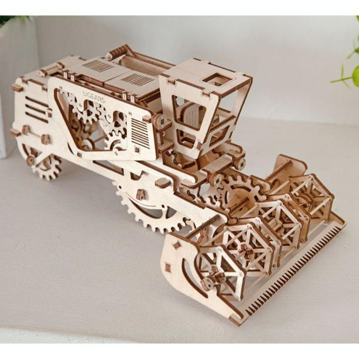Puzzle mécanique en bois Moissonneuse-batteuse - UGEARS - Rougier et Plé