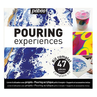 Kit de peinture à effets Pouring expériences - Pébéo - Rougier et Plé