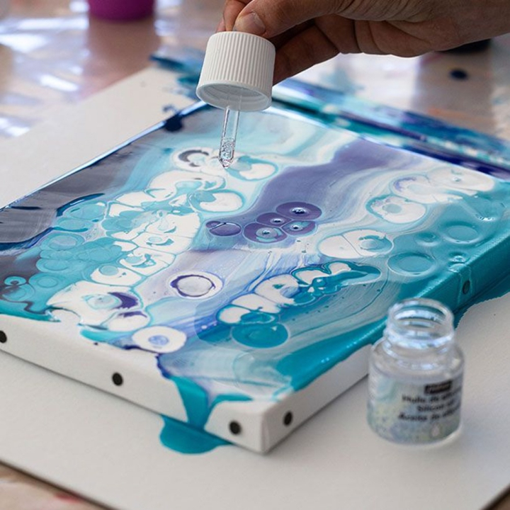 Kit de peinture à effets Pouring expériences - Pébéo - Rougier et Plé