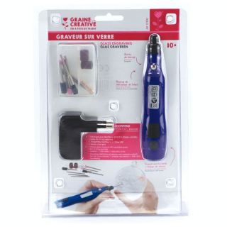 Graveur sur verre sans fil + accessoires - Graine Créative - Rougier et Plé