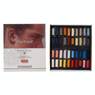 Pastel à l'écu assortiment Portrait boîte de 40 pcs - Sennelier - Rougier et Plé