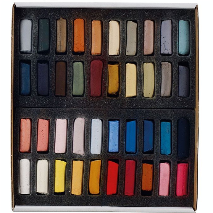 Pastel à l'écu assortiment Portrait boîte de 40 pcs - Sennelier - Rougier et Plé
