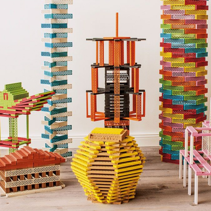 Jeu de construction 100 briques - BioBlo - Rougier et Plé