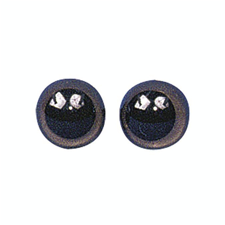 Yeux en plastique d'animaux Bruns Ø 9 mm 10 pcs - Rayher - Rougier et Plé