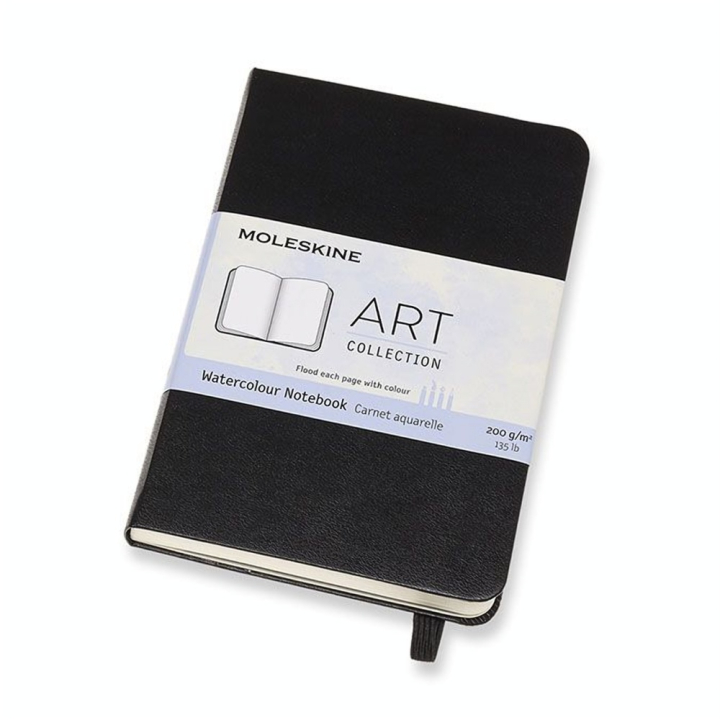 Carnet aquarelle Art 9 x 14 cm 200 g/m² - Moleskine - Rougier et Plé