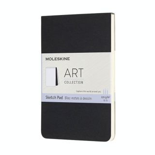Carnet de croquis Art 9 x 14 cm Noir - Moleskine - Rougier et Plé