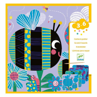 Cartes à gratter Toutes petites bêtes - Djeco - Rougier et Plé