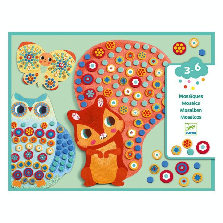 Mosaïque autocollante Collage Millefiori - Djeco - Rougier et Plé