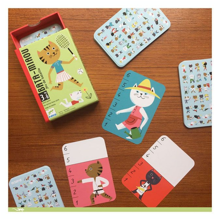 Jeu de cartes Bata-Miaou - Djeco - Rougier et Plé