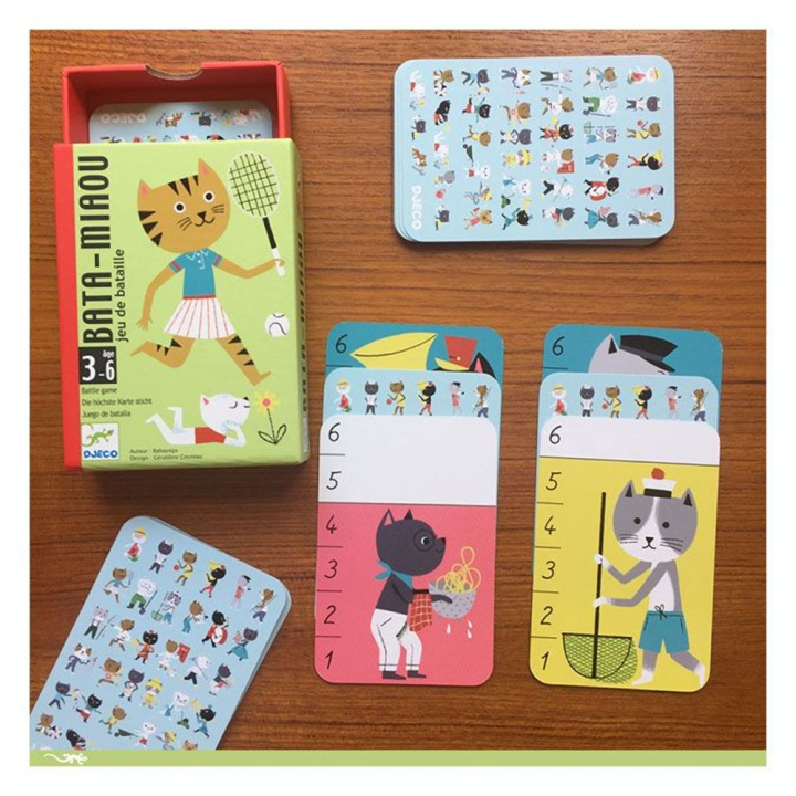 Jeu de cartes Bata-Miaou - Djeco - Rougier et Plé