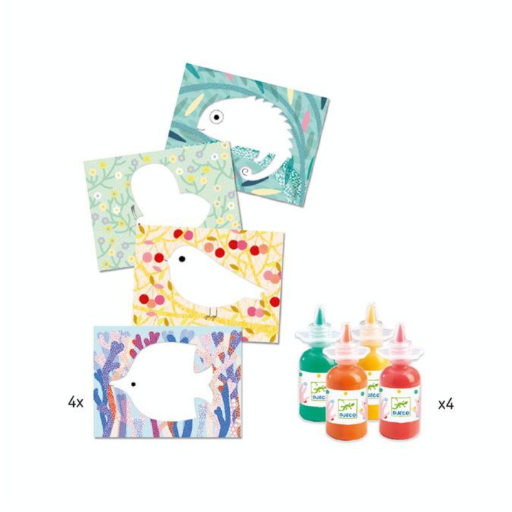 Activité peinture Les petits Petite barbouille - Djeco - Rougier et Plé