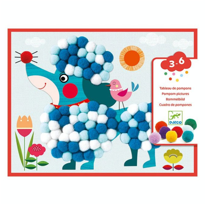 Activité collages Les petits Des chiens à caresser - Djeco - Rougier et Plé