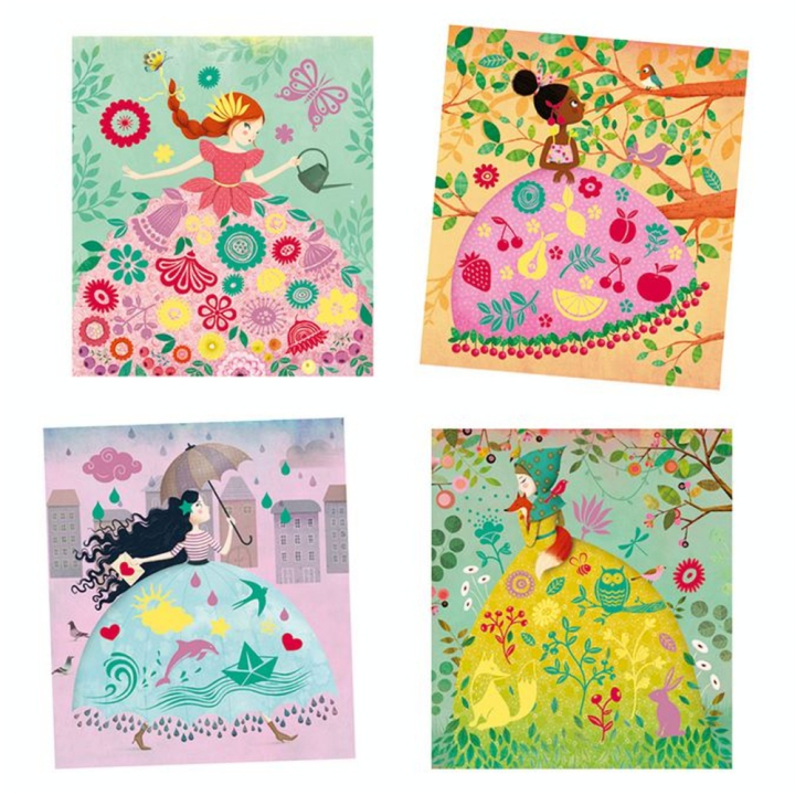 Collage Artistic patch Demoiselles - Djeco - Rougier et Plé