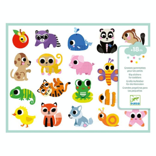 Stickers des petis Bébés animaux - Djeco - Rougier et Plé