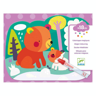 Coloriage des petits Cache dans les bois - Djeco - Rougier et Plé
