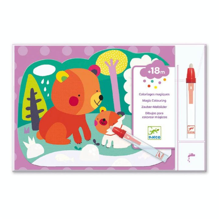 Coloriage des petits Cache dans les bois - Djeco - Rougier et Plé
