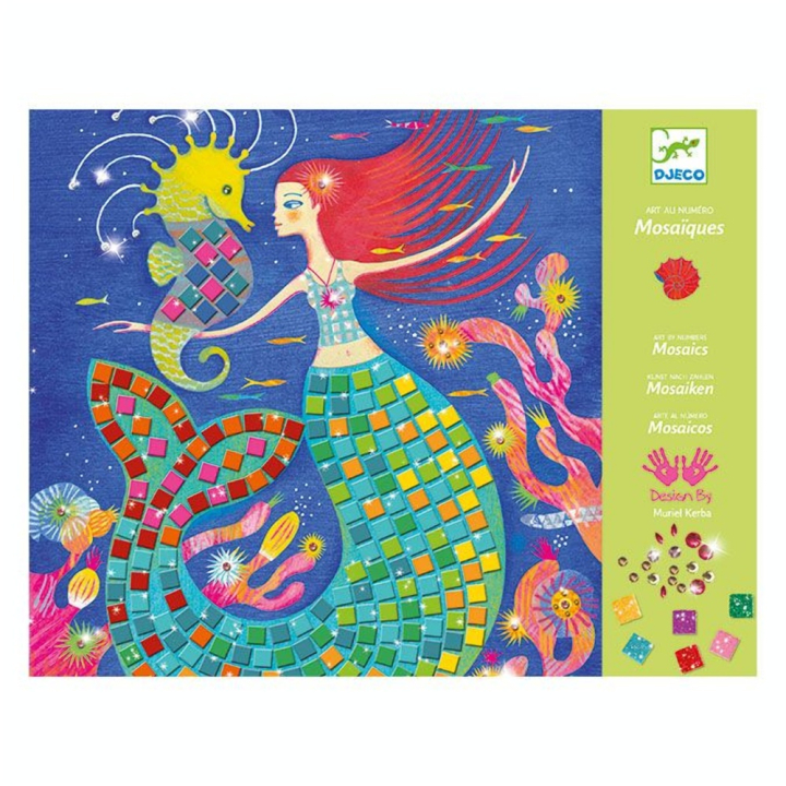 Collages mosaïques Le chant des sirènes - Djeco - Rougier et Plé