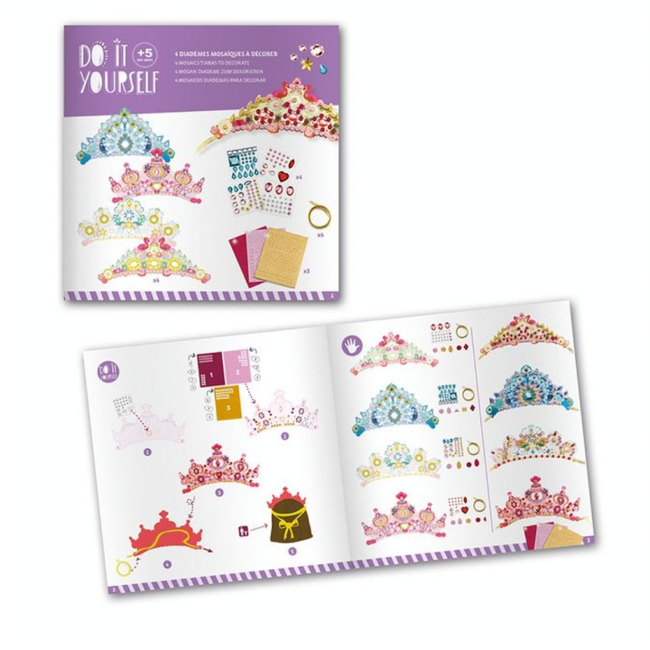 Activité DIY Mosaïques Diadèmes - Djeco - Rougier et Plé