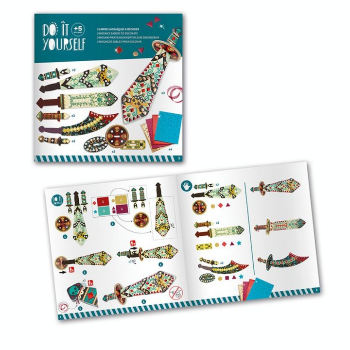 Activité DIY Mosaïques sabres - Djeco - Rougier et Plé