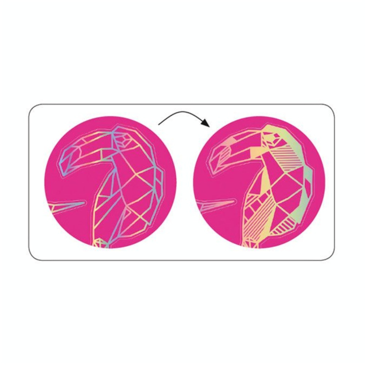 Carte à gratter autocollante Diamond - Djeco - Rougier et Plé