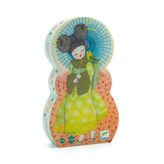 Puzzle silhouette Kokeshi 36 pièces - Djeco - Rougier et Plé