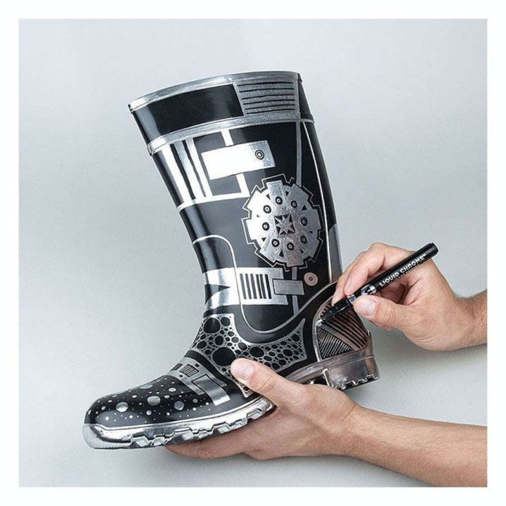Marqueur Liquid Chrome effet Miroir 4 mm - Molotow - Rougier et Plé