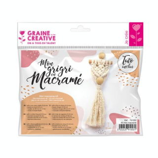 Kit mini macramé - Graine Créative - Rougier et Plé