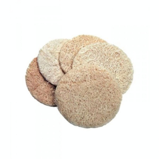 Disques exfoliants en LOOFAH (luffa) pour le visage 5 pces - My Cosmetik - Rougier et Plé