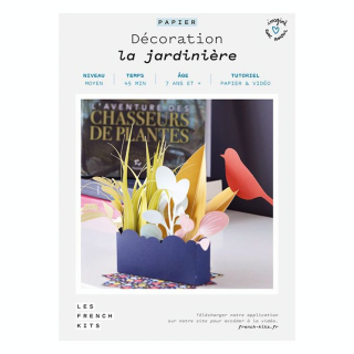 Kit papier Décorations la jardinière - French'Kits - Rougier et Plé