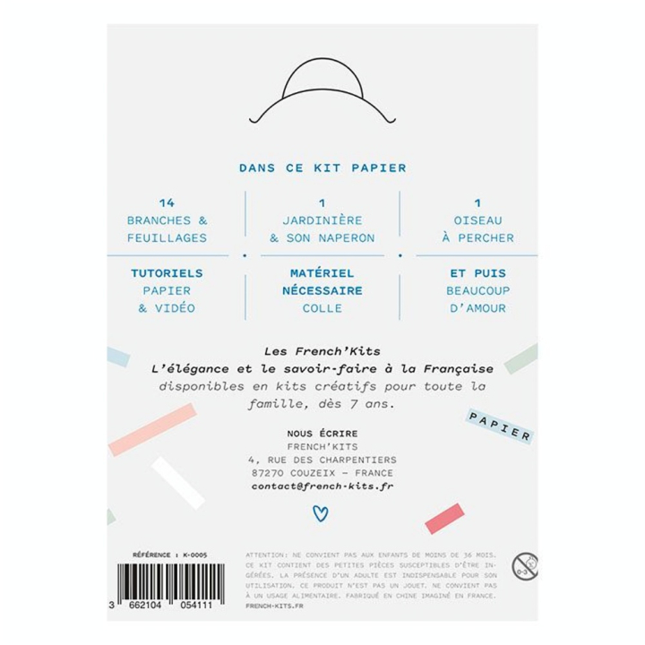 Kit papier Décorations la jardinière - French'Kits - Rougier et Plé
