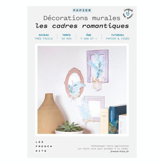Kit papier Carte postale les cadres romantiques - French'Kits - Rougier et Plé