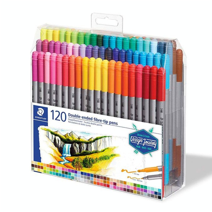 Feutre double pointe Twin-tip 120 pcs - Staedtler - Rougier et Plé