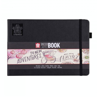 Carnet de dessin Sketch Note Book papier Blanc crème 140 g/m² 80 F - Sakura - Rougier et Plé