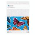 Feuille imprimable autocollante effet Blanc pailleté x 8 pcs - Silhouette - Rougier et Plé