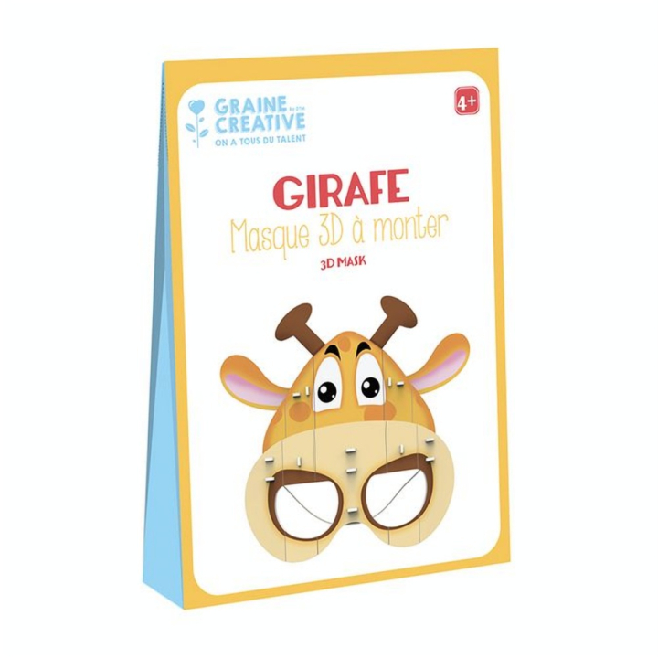 Masque 3D à monter Girafe - Graine Créative - Rougier et Plé