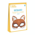 Masque 3D à monter Renard - Graine Créative - Rougier et Plé