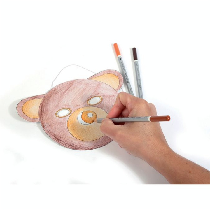 Masque plat Petits animaux 6 pcs - Graine Créative - Rougier et Plé