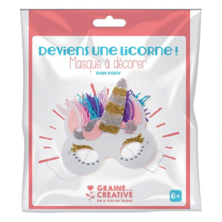 Masque en feutrine kit Licorne - Graine Créative - Rougier et Plé
