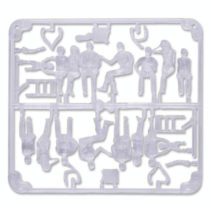 Personnage assis transparent 8 types 1 : 50 - Schulcz - Rougier et Plé