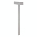 Té à tête fixe vissée 2 bords antitaches 80 cm - Minerva - Rougier et Plé