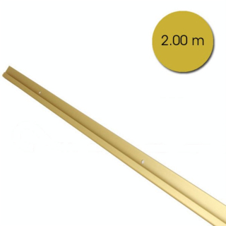 Rail cimaise anodisé Or 200 cm - CiviC - Rougier et Plé