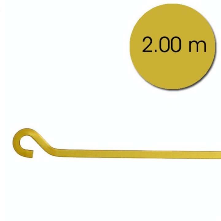 Tige pour cimaise Crosse anodisé Or 200 cm - CiviC - Rougier et Plé