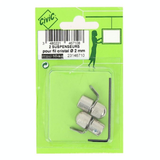 Suspenseur de fil de cimaise 10 kg 2 pcs - CiviC - Rougier et Plé