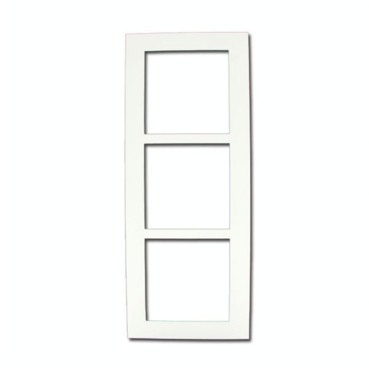 Passe-partout Blanc 20 x 50 cm 3 vues 14 x 14 cm - Rougier&Plé - Rougier et Plé