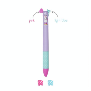Style bille Click & Clack 2 couleurs licorne - Legami - Rougier et Plé