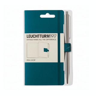 Attache stylo pour carnet Pen Loop Bleu Pacific green - Leuchtturm1917 - Rougier et Plé